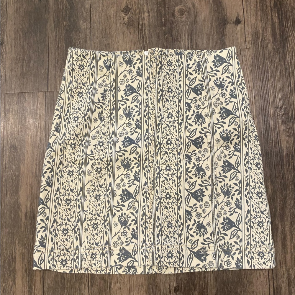 Free People Denim Mini Skirt